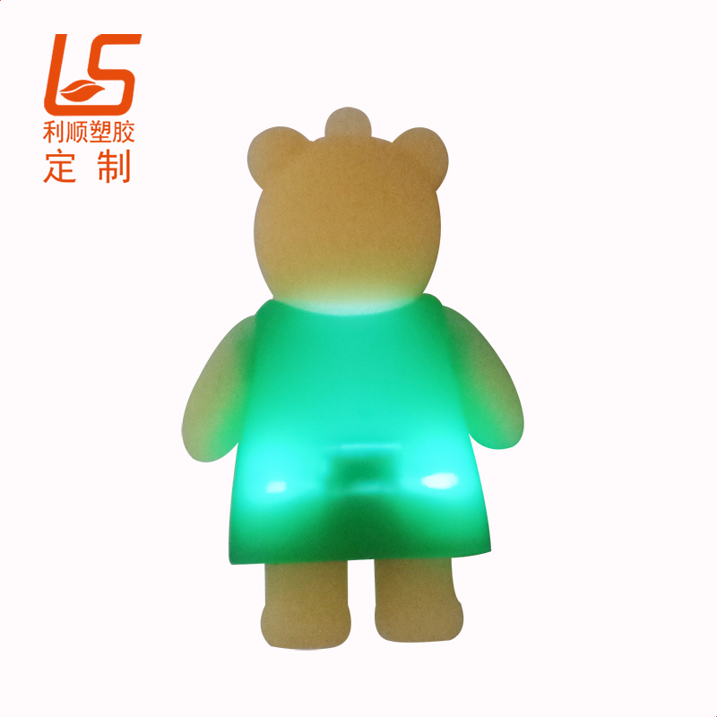 定制立體公仔LED發光背包警示燈星巴克立體公仔發光燈 (3)