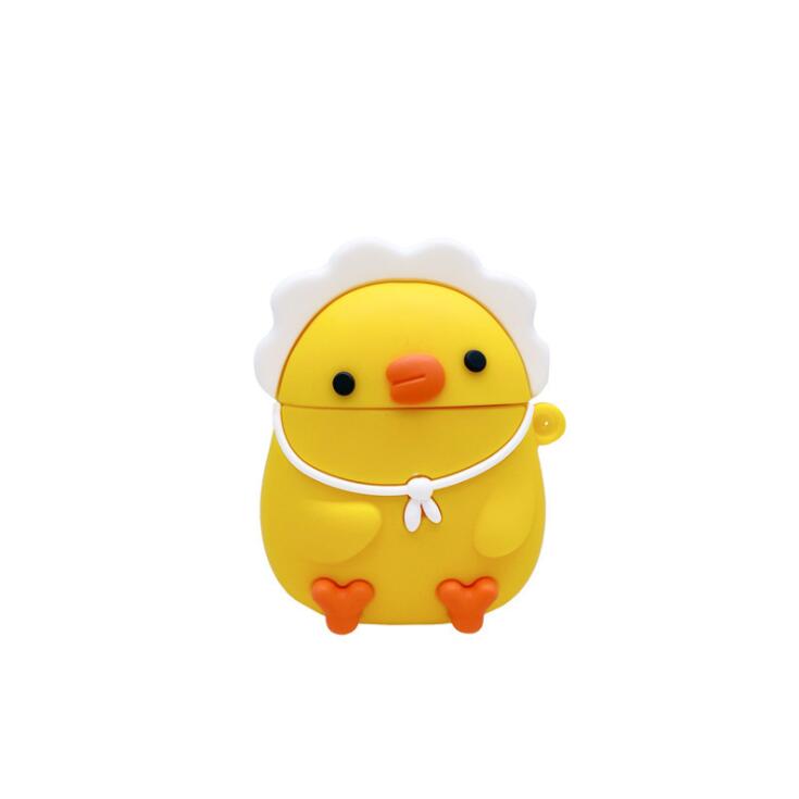 卡通小雞硅膠藍牙耳機套定制
