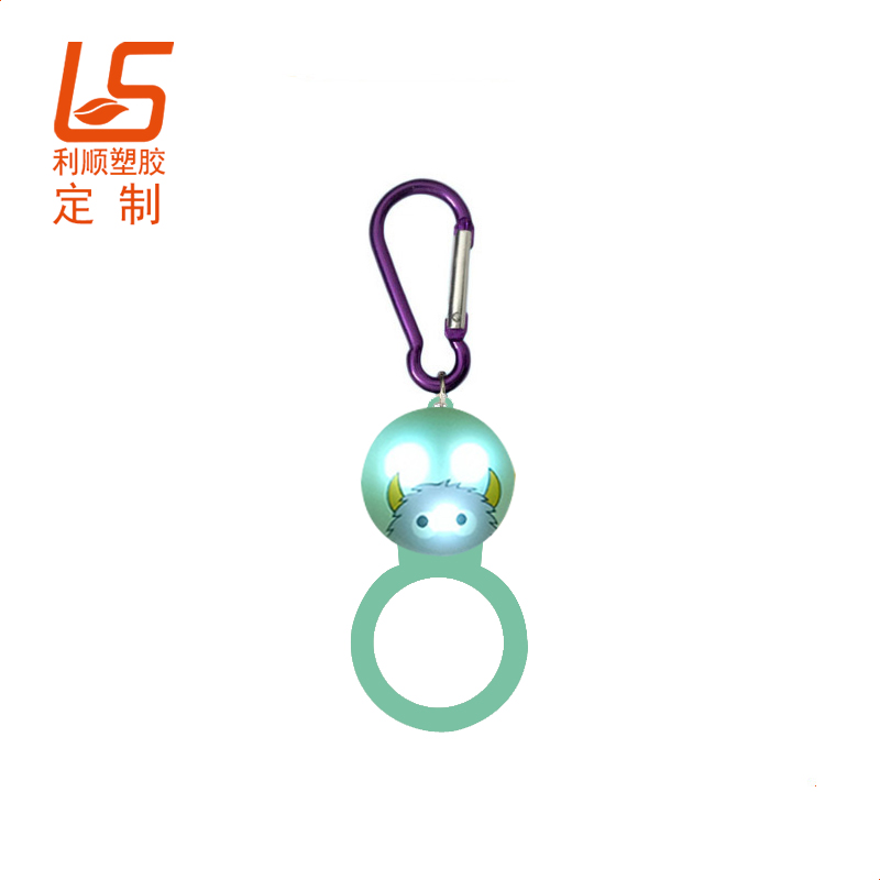 定制硅膠LED發光水瓶登山扣發光水瓶扣 (4)